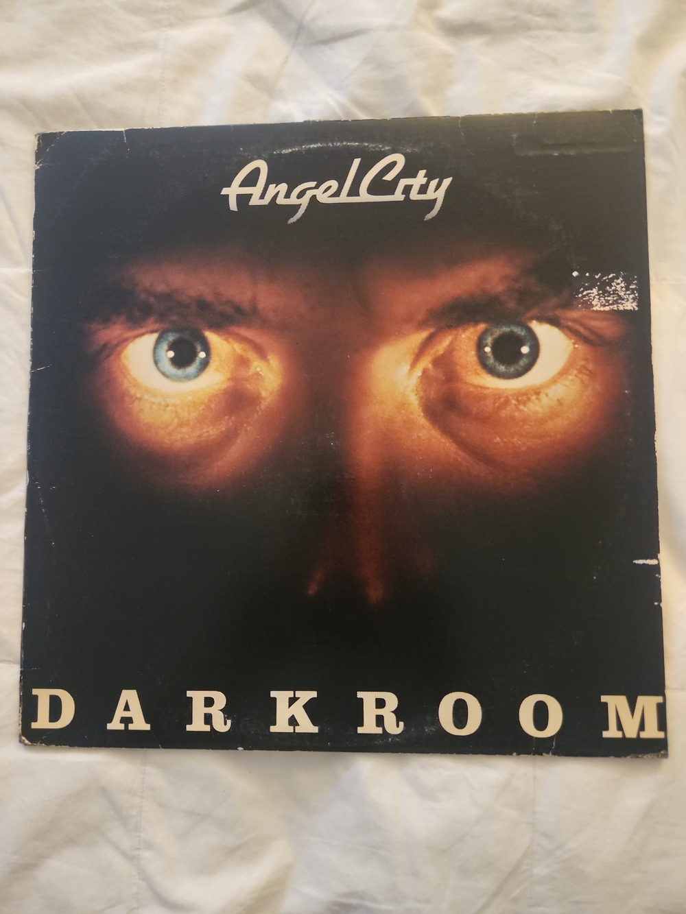 Angel City "Darkroom" Vinyl Record - Record VG++ cover Has Wear